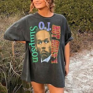 O.J. Simpson Not Guilty Bootleg Rap Tee Shirt